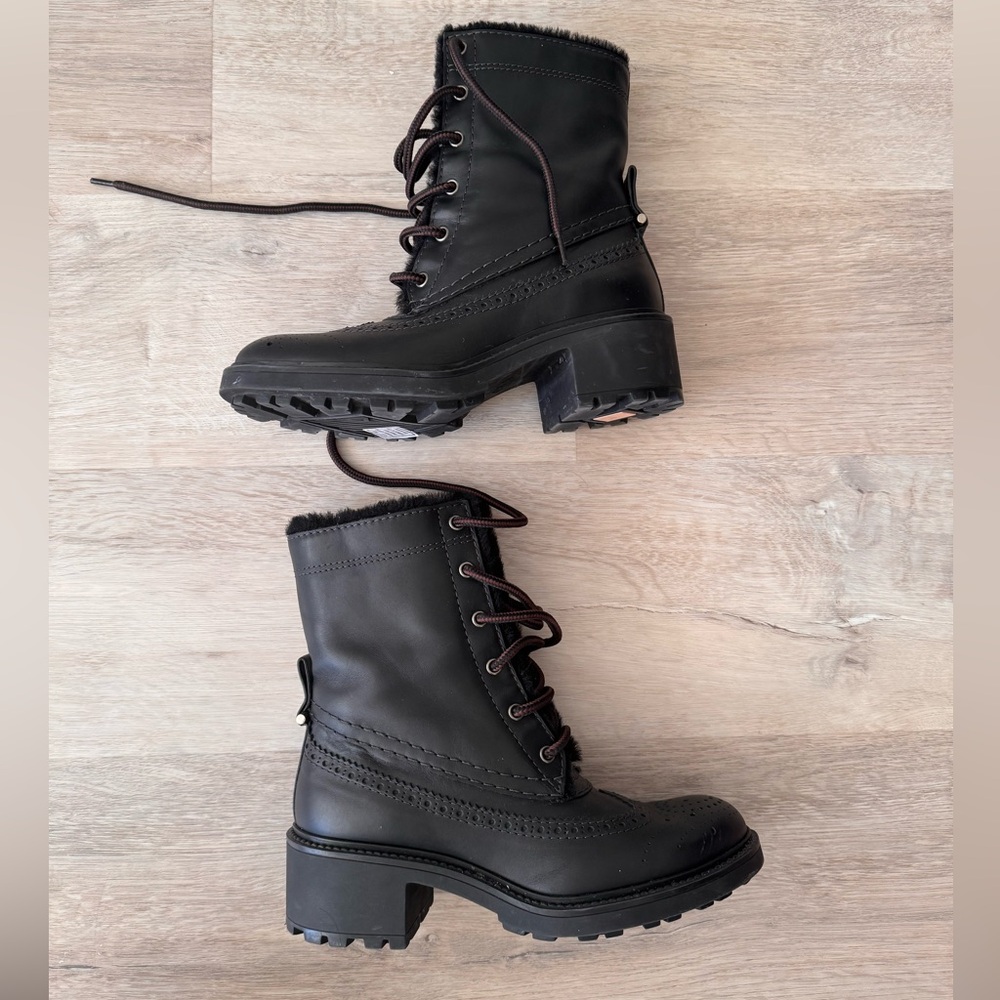 Chloe Women's Black Lace-Up Boots size 39